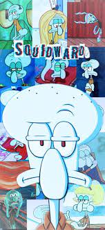Squidward Wallpaper Seni Gelap Wallpaper Ponsel Kertas Dinding