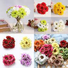 Gerbera daisy, known botanically as gerbera jamesonii, is a tricky plant to grow. New Artificial Fake Silk Gerbera Daisy Flower Bouquet Home Wedding Garden Decor Home Decor Home Garden
