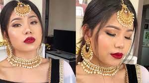 Simple Golden Smokey Eye Makeup For Sari And Lehenga Mamta Youtube