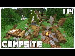 Campfire minecraft build battle ep 47 youtube. Minecraft 1 14 How To Build A Campsite New Campfire Youtube Minecraft Farm Minecraft Garden Minecraft