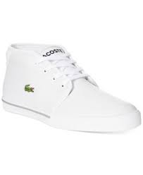 Lacoste Ampthill Lcr Mid Sneakers Macys Com Sneakers Men Fashion Lacoste Shoes Sneakers