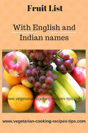 Fruit List List Of Fruits With Fruit Names In English And