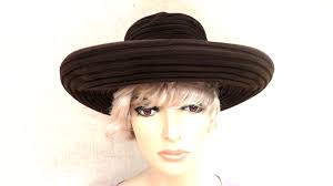 Frank Olive Neiman Marcus Women Hat Fedora Cloche Pleated Brown Wool New  NWOT