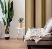 DELUX Pannelli Acustici Legno 300x60 cm - Rovere Scuro