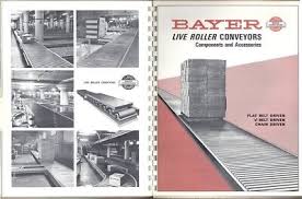 1970 vintage AJ Bayer Conveyor Catalog Roller, Skate Wheel, Belt; now  Interlake