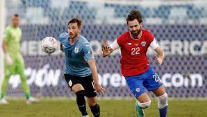 90'+5' final segunda parte, argentina 1, chile 1. Chile 1 1 Uruguay Por Copa America 2021 Internacional El Bocon