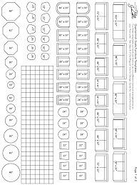 Common furniture sizes in 1:12 scale miniature reference chart. Quarter Inch Scale Furniture Templates Fairy Godmother Download Printable Pdf Templateroller