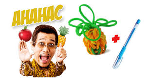 как сплести из резинок на станке монстр тэил фигурки Ananas Iz Rezinok Na Karandash Na Stanke Monstr Tejl Pineapple Rainbow Loom Topper Ananas Karandash