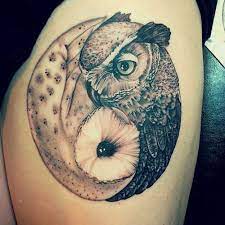 Owl Tattoo Meaning 20 Owl Tattoos Representing Mystery And Wisdom Yin Yang Tattoos Tattoos Animal Tattoos