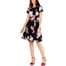 Essica howard ruffled collar floral pattern dress. Jessica Howard Floral Dress Cheap Online