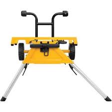 Dewalt Heavy Duty Rolling Table Saw Stand Dw7440rs The Home Depot Table Saw Stand Best Table Saw Craftsman Table Saw