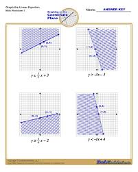 Practice.graph the following on a separate sheet of paper. Solving Systems Linear Inequalities Graphing Worksheet Sheets Equations In Two Variables Free Math Problems For 1st Graders Cutting Grade 1 Word First Test Printable Calamityjanetheshow