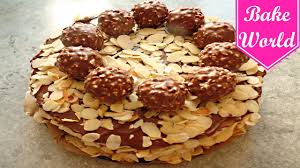 Goldener und süßer kann die lange sommerpause nun wirklich nicht zu ende gehen: Rocher Torte Selber Machen Ohne Backen Schnell Einfach Youtube