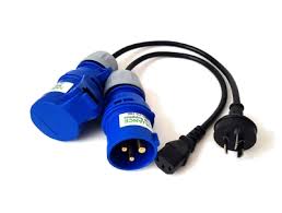 With ampfibian power adaptors you can always charge your batteries, cool your fridge and power your stay safely and legally. Caravan Plug Adapter Set