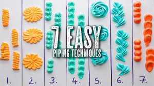 Icing or frosting a cake is what takes it from classic to a work of art in just one step. 7 Easy Piping Techniques You Can Master Topless Baker Youtube