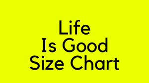 Life Is Good Size Chart My Southern Tee Shirts T Shirts