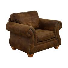 Homcom electric massage chair suede vibrating heated sofa lounge w/ remote. 90 Off Raymour Flanigan Raymour Flanigan Brown Suede Lounge Chair Chairs