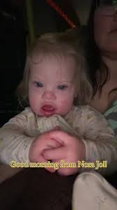 Nora jo was talking all morning! Shes thriving! #rextrasparkle  #thelifeofnorajo #downsyndromelove