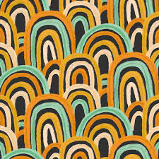 Priced & packaged in single rolls width: Rainbow Mural Wallpaper Peel Stick Samantha Santana