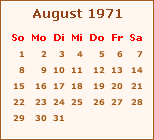 The us president was richard nixon (republican), the uk prime minister was edward heath (conservative), pope st paul vi was leading the catholic church. August 1971 Ereignisse