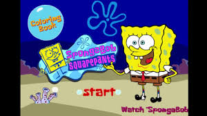 I thought it was one of those. Spongebob Coloring Book 2000 Pc Game Youtube
