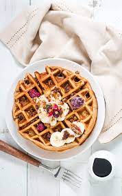 Place the oats in the blender or food processor and blend until they form a fine flour, stopping to stir occasionally. Date And Banana Oat Flour Waffles In The Blender