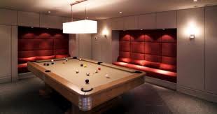 Pool Table Rooms Design Cool Sitting In The Walls With Red Velvet Fabric Pool Table Room Billiard Room Game Room