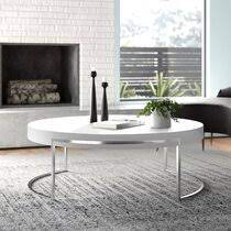 The table top is crafted from layered plywood with a melamine layer completing the top. Modern Commercial Use White Coffee Tables Allmodern