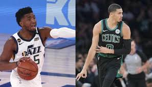 His full name is donovan vernell mitchell jr. Jayson Tatum Donovan Mitchell Banter On Celtic Star S Still Growing Height On Twitter