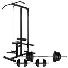 275354 Tour De Musculation Avec Jeu D Halteres Et Poids 60 5 Kg Musculation Musculation Avec Halteres Barre Musculation