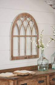 Diy Fixer Upper Cathedral Window Frame Window Frame Decor Frame Wall Decor Frames On Wall