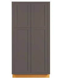 Spectacular Deals On Maplevilles Cabinetry Pc3684 Inset 36 Wide X 84 Tall Four Door Pantry Kitchen Cabinet Dark Grey Kitchen Cabinets Tall Pantry Cabinets 36 Inch