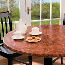 Burlwood Look Table Pad Custom Fit Table Cover Fitted Table Cover Outdoor Table Covers Burled Wood