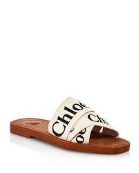 Chloe Women S Woody Square Toe Logo Slide Sandals Bloomingdale S