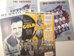 Sheet Music Grab Bag 2 3 Pages Each 1940s Sheet Music Original Joan Blondell Barry Wood Lucky Stars Crafts Vintage Paper Vintage Sheet Music Storybook Art