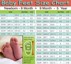 47 Credible Infant Feet Size