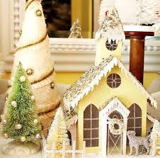 My Christmas Glitter House Mantel Glitter Christmas Glitter Houses Christmas Colors