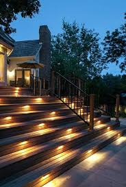 Eclairage Pour Terrasse En Bois Exterieur Escalier Spot Led Encastrable Step Lighting Outdoor Outdoor Steps Deck Step Lights
