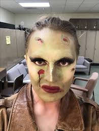 3-D makeup: Wicked Witch of Chernobyl