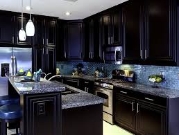aqua backsplash dark cabinets google