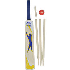 The cricket bat is a piece of sports equipment used in cricket batsmen. Slazenger Wooden Cricket Set Size 6 Big W