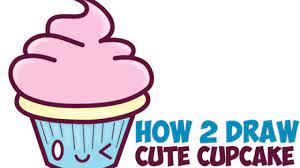 How to draw a cute cupcake easy for kids? How To Draw Cute Kawaii Cupcake With Face On It Easy Step By Step Drawing Tutorial For Kids How To Draw Step By Step Drawing Tutorials