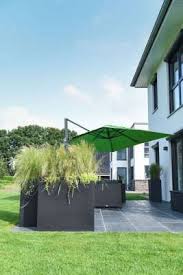 Vorschau Pflanzkubel Raumteiler Fiberglas Elemento Anthrazit Gartengestaltung Bepflanzung Pflanzkubel