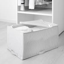 Stuk Tasche Weiss Grau Ikea Osterreich In 2020 Comforter Storage Ikea Storage