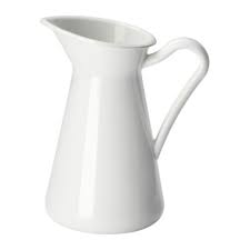 Black And White Pitcher Sockerart Vase White Ikea Ikea Vases Ikea White Pitcher