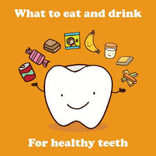What To Eat And Drink For Healthy Teeth Kids Dental Health Oral Health Dental Kids