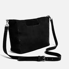 Image 2 De Shopper En Croute De Cuir De Zara Suede Tote Bag Suede Tote Zara