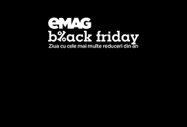 Romanii vor cumpara online in valoare de 1,2 miliarde de lei. Black Friday Romania Black Friday Emag