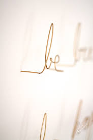 Be Bright Be Happy Be You Gold Metal Word Art Do With A Name Or Any Quote Wire Wall Art Metal Letter Wall Art Wire Words Wall Art