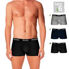 Una combinación ideal en éste pack 2 unidades marino/negro estampado. Ropa Interior Kappa Pack 2 Calzoncillos Boxer En Negro Para Hombre Bulldoggin